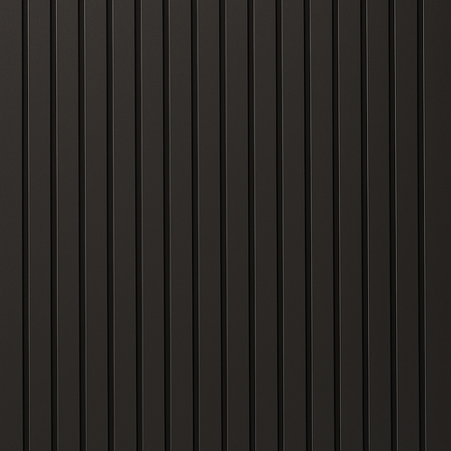 Panel Haus Colour Black Acoustic Slat Wall Panel - 240cm x 32cm (2pack)